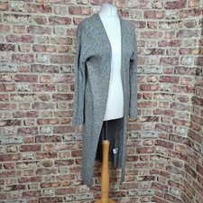 Long Grey Cardigan Small Alpaca Anthropologie Storm & Marie SKY