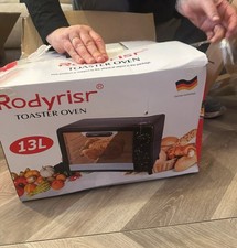 Rodyriser Toaster Oven with Grill and Tray Stainless Steel