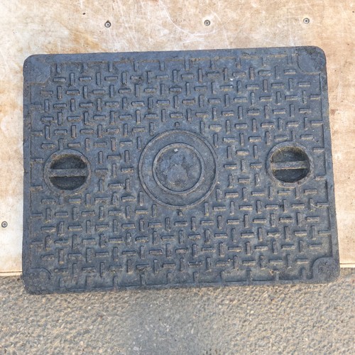 Cast iron manhole cover - cast,