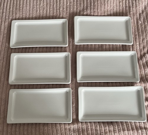 Set six pillivuyt white - of,