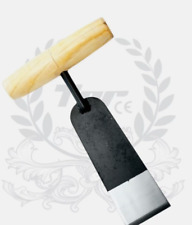 Horse Hoof Foot Cleaner Farrier Veterinary Equipment With Wooden Handle and SS