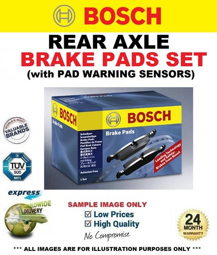 Rear axle brake pads - pads, sensors