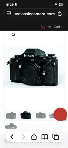 Nikon black 35mm - f3, film