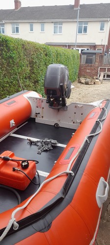 Inflatable dinghy with hp - inflatable,