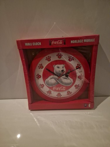 Vintage coca cola wall clock - coca,