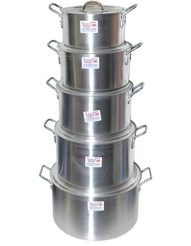 Aluminium stock pots cooking - aluminium,