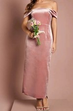 Coast Long Pink Velvet