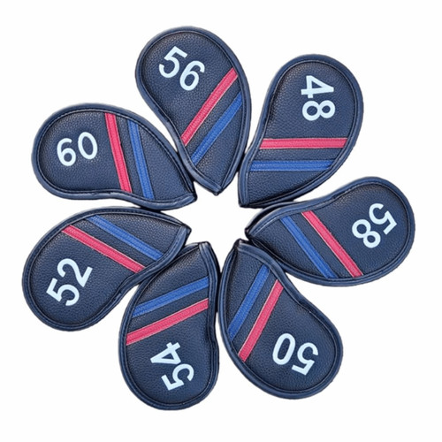 Leather set golf irons - leather,