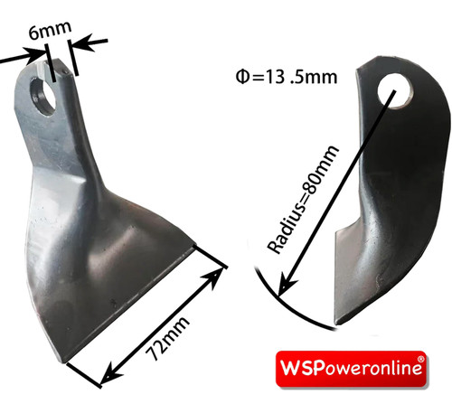 Flail mower blade hammer - flail,