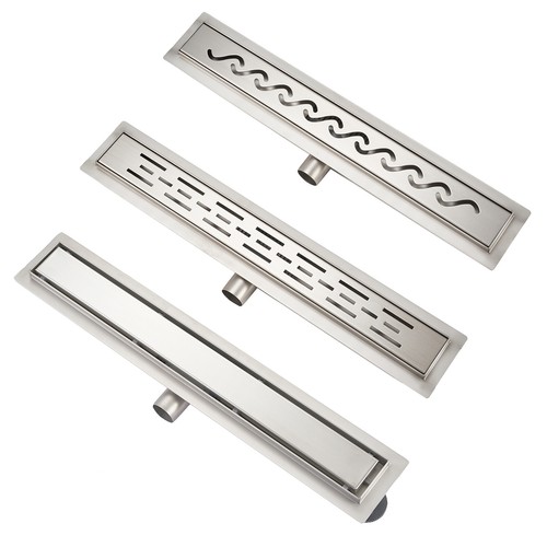 Linear shower drain stainless - linear,