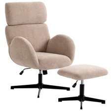 HOMCOM Swivel Armchair with