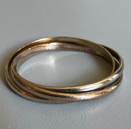 9ct russian wedding band - 9ct,