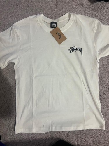 Stussy men white shirt - white, t-shirt