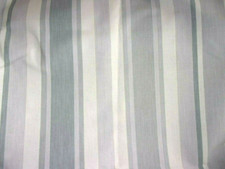 Laura Ashley "Awning Stripe Slate Grey"  Curtain Fabric - 1.66 metres