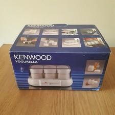 KENWOOD yogurella YM100 Electric Yogurt Maker Machine with 6 Glass Jars & Lids 