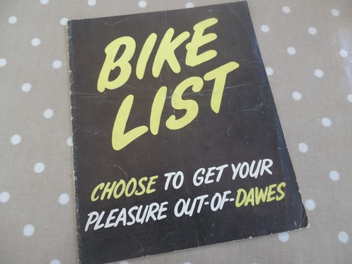 Dawes cycles 1960 - dawes,