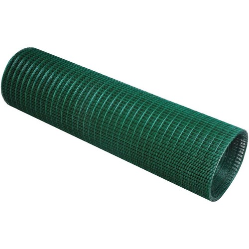 Green pvc coated welded - welded, wire