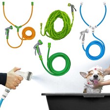 Outdoor Hot & Cold Taps Pet Bath Dog Shower Muddy Paw Wash Kits with Mutli Spray