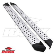 SILVER ALUMINIUM RUNNING BOARD SIDE STEPS FOR NISSAN QASHQAI J10 07-14