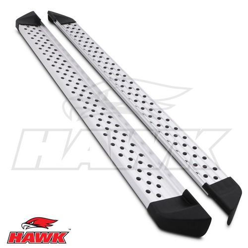 Silver aluminium running board - silver,
