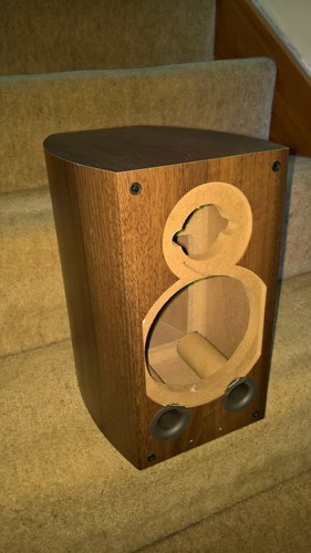 Walnut speaker case only