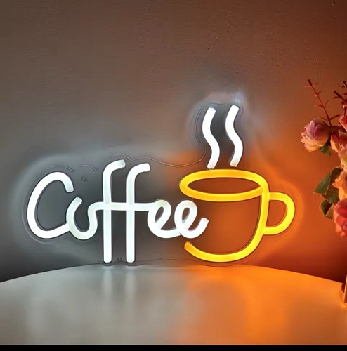 Coffee with cup led - coffee, neon