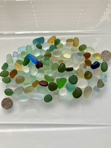 Genuine seaham sea glass - sea,