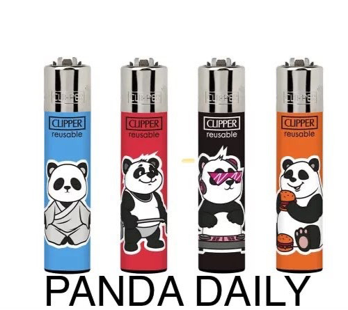Clipper lighters panda - x,