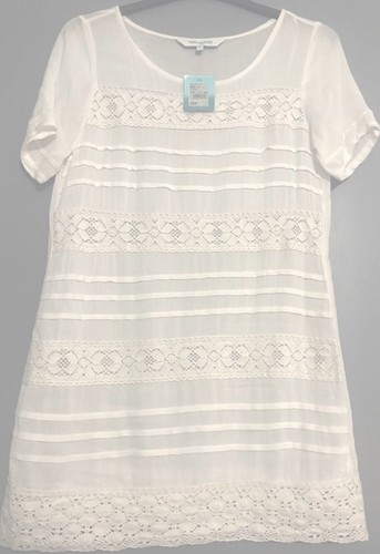 White crochet detail summer - white,