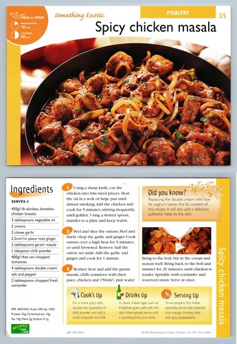 Spicy chicken masala - spicy,