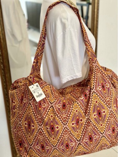 Zara cotton fabric - zara, shopper