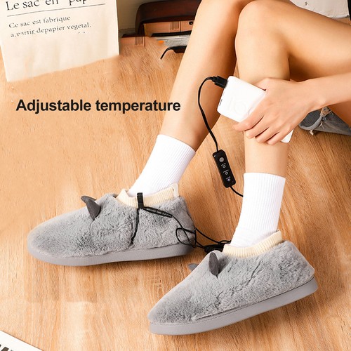 Usb heated slippers adjustable - heated,