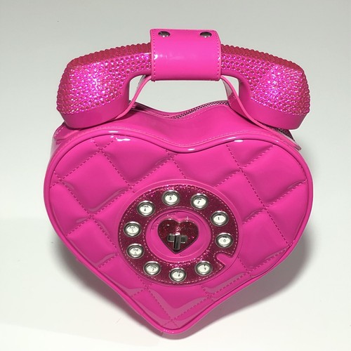 Betsey johnson phone tag heart - tag,