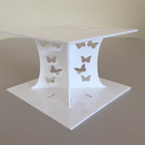 Butterfly square cake - butterfly,