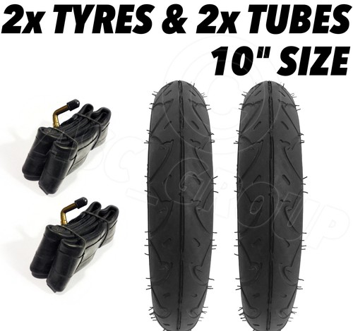Pram tyres x tubes 10 - x, 10"