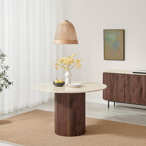 Penrose round walnut - round,