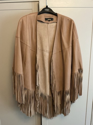 Zara bnwt tan - zara, fringed
