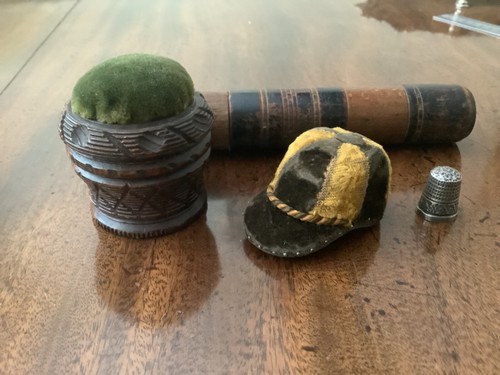 Antique novelty pin - pin, cushions