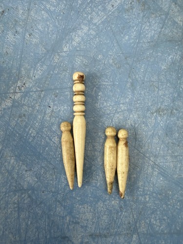Antique bone lace making - bone,