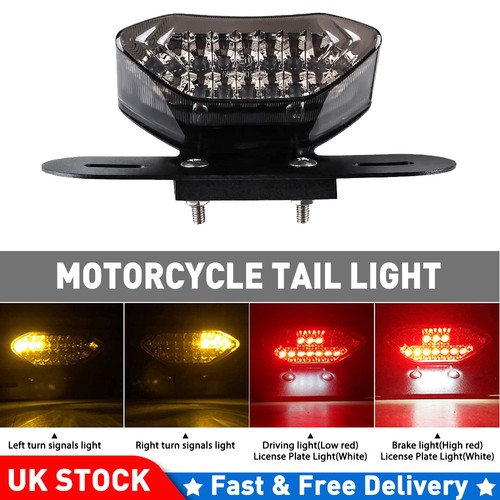 Motorcycle led rear tail - tail, light