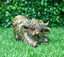 Highland cow 8cm x 6.5cm x 11cm  latex mould, moulds, mold, molds