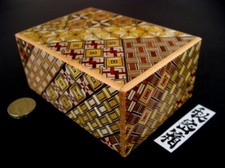 4 Sun 21 Steps Japanese Puzzle Box-UK stock Genuine Handmade Himitsu SecretBox Z