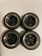 1/18 scale modified tuning rally Aluminium 13”REVOLUTION WHEELS in black