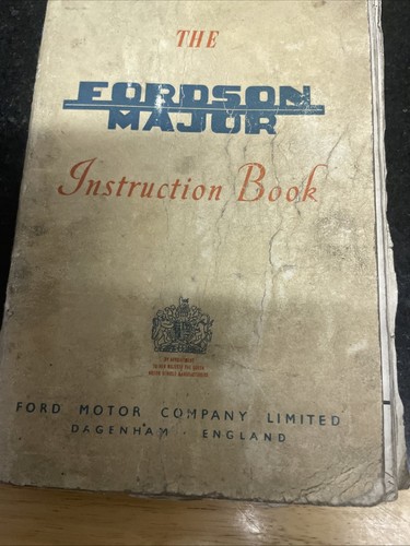 Fordson major instruction - major,