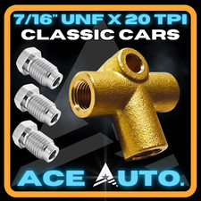 3 Way Brake Pipe 7/16 UNF