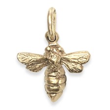 Solid 9ct Gold BEE Charm