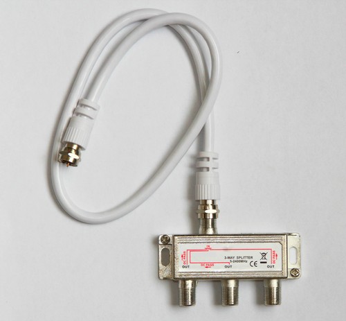 Way splitter f - 3, +