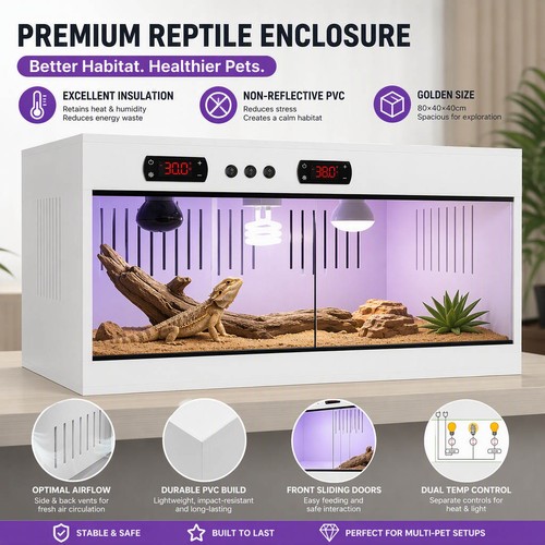 Large reptile feeding box - large,