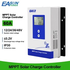 Easun MPPT Solar Charge Controller 60A for 12V 24V 36V 48V PV Solar Panel Controller