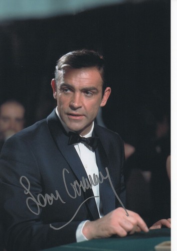 Sean connery signed - signed, photo